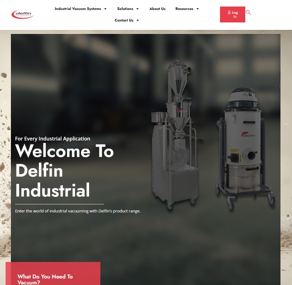 Delfin Industrial Vacuums