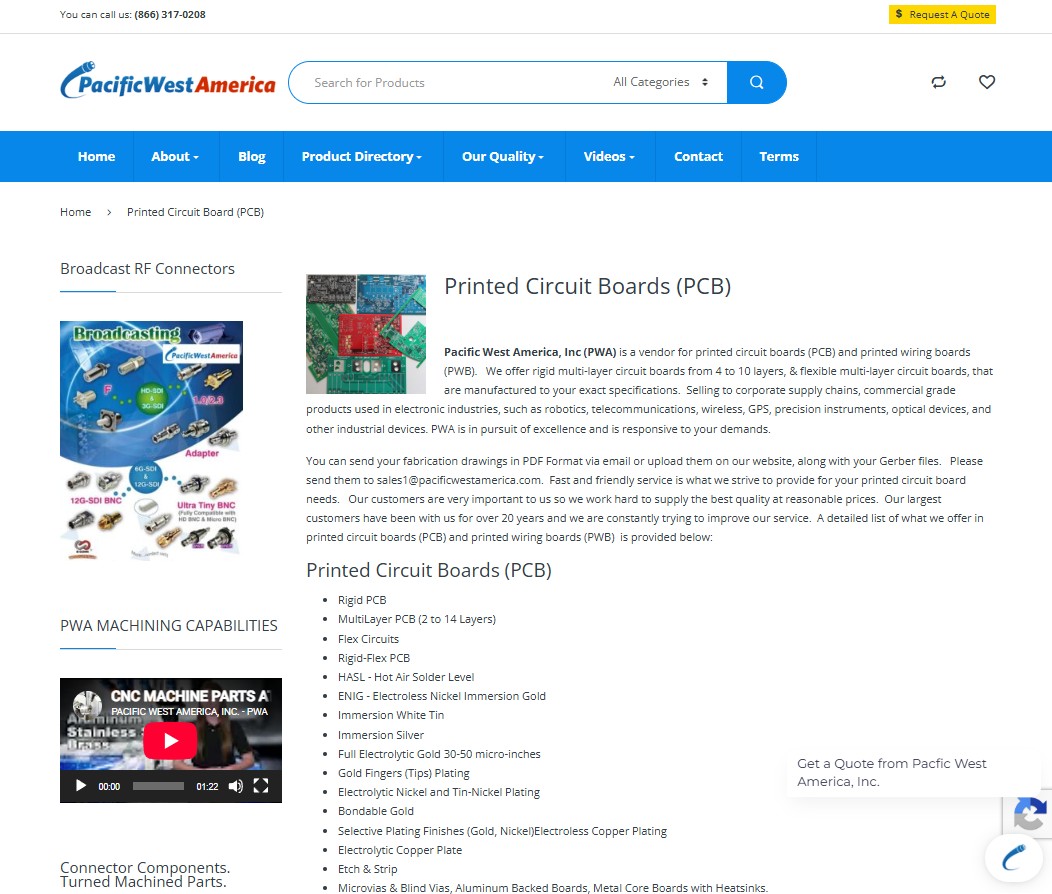 Pacific West America, Inc. preview