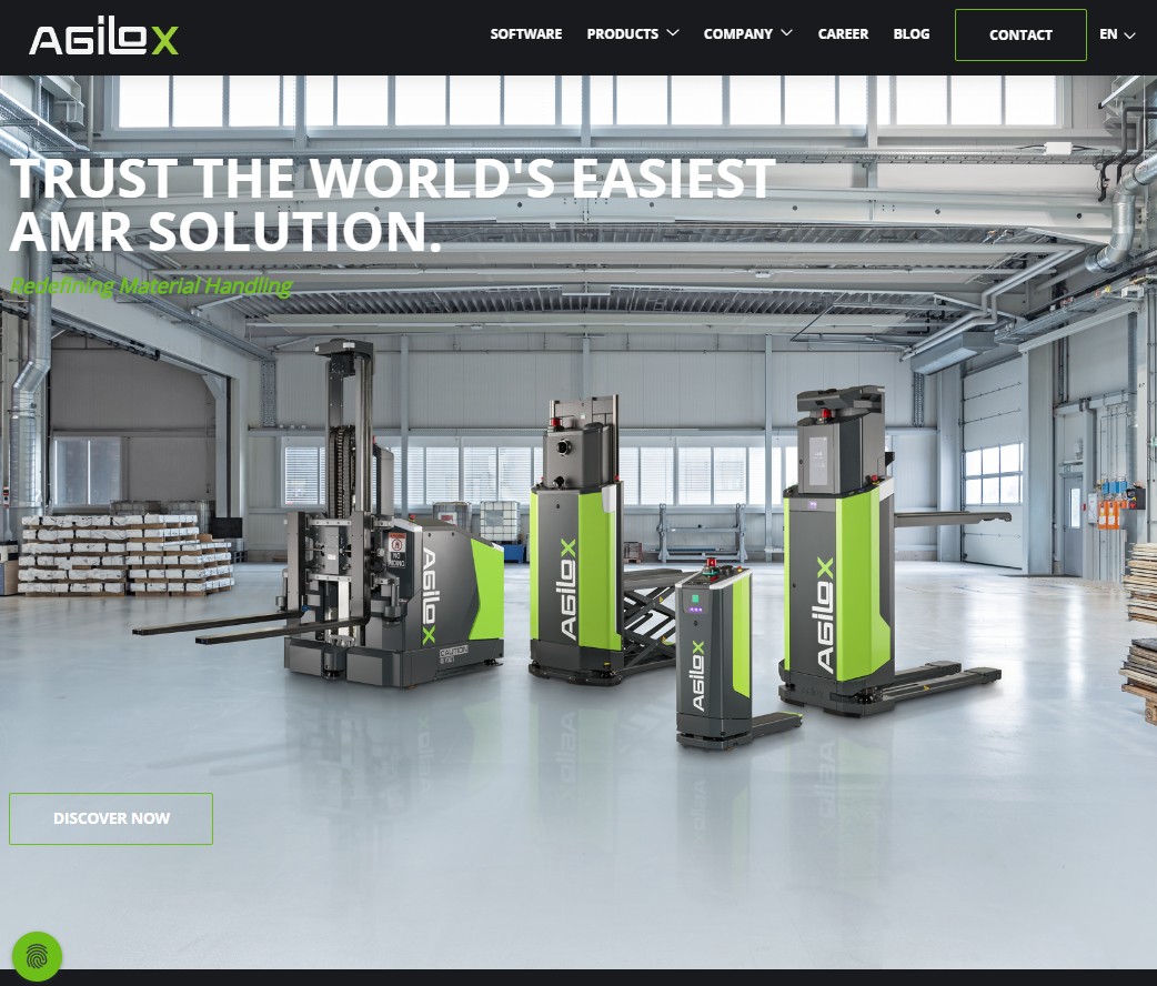 AGILOX North America, Inc. website preview