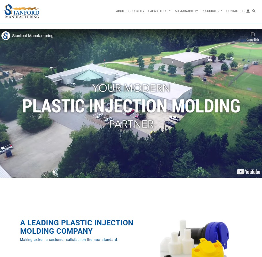 Stanford Manufacturing website preview