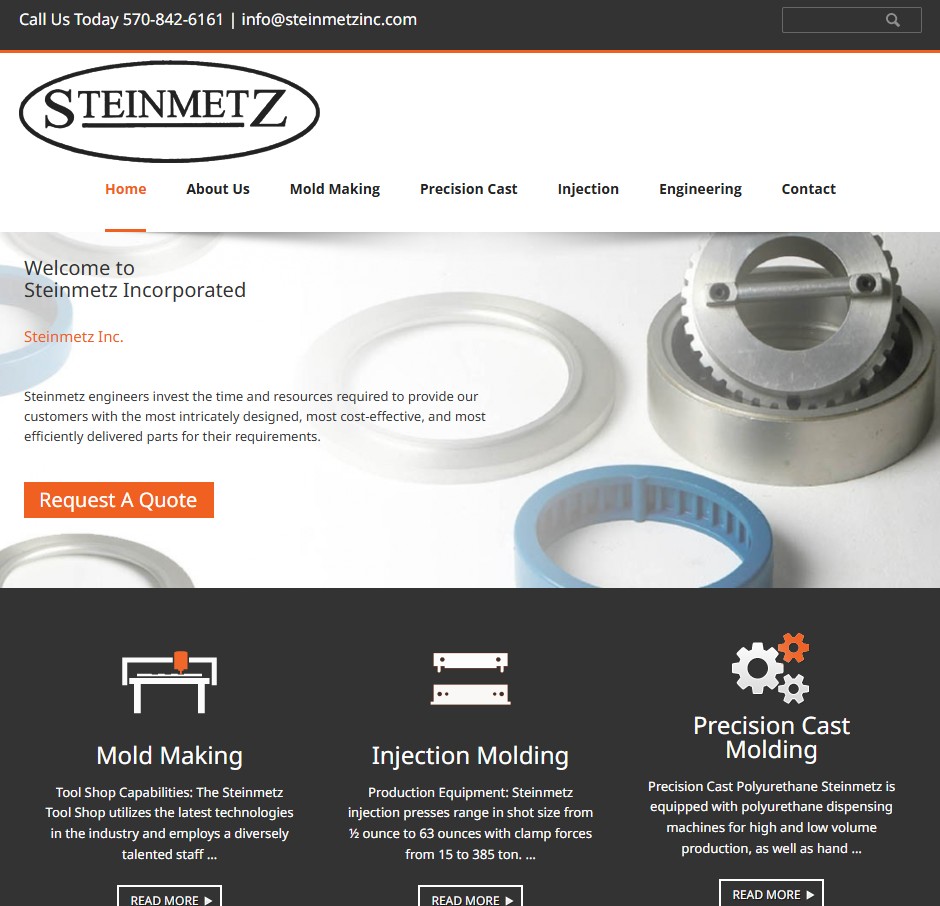 Steinmetz website preview