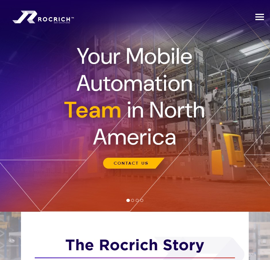Rocrich AGV Solutions LLC website preview