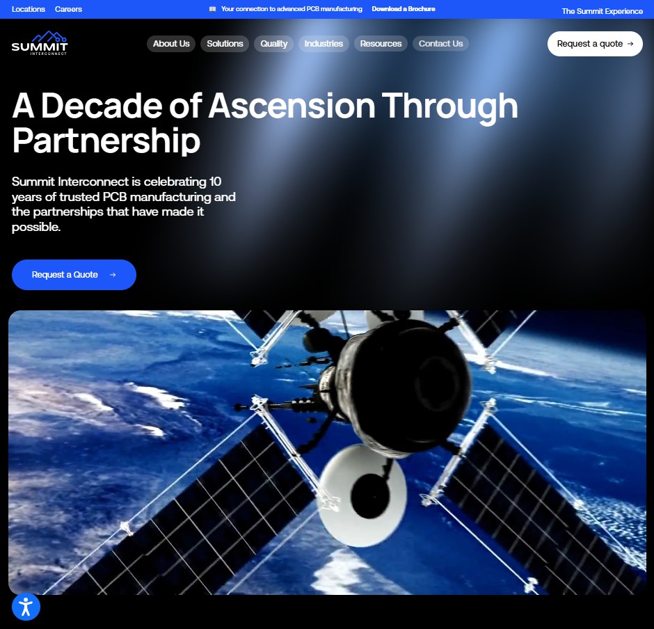 Summit Interconnect website preview