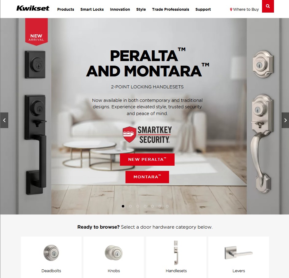 Kwikset website preview