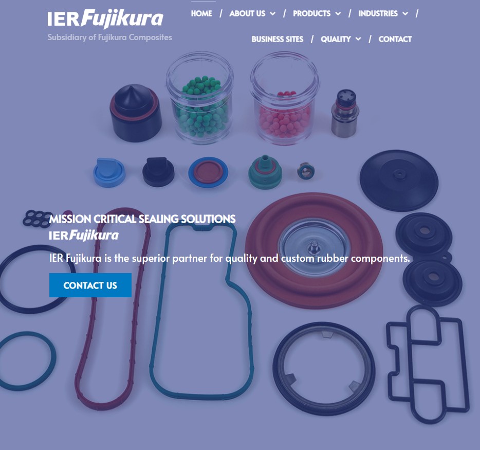 IER Fujikura website preview