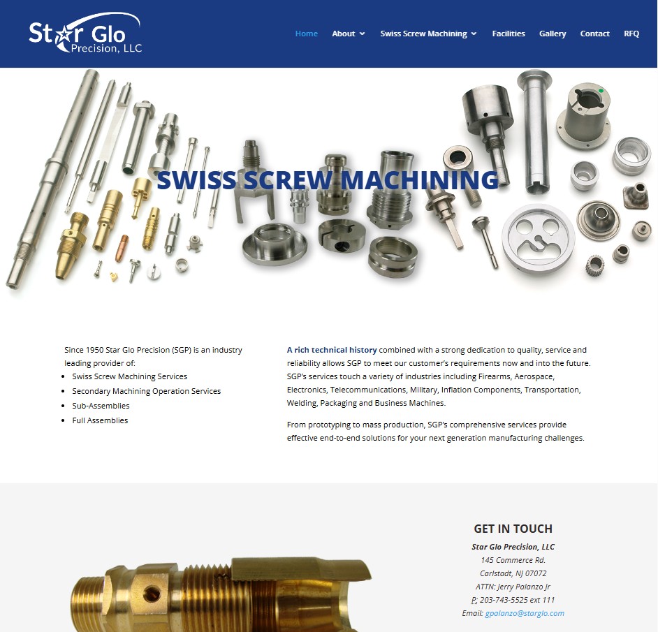 Star Glo Precision, LLC website preview