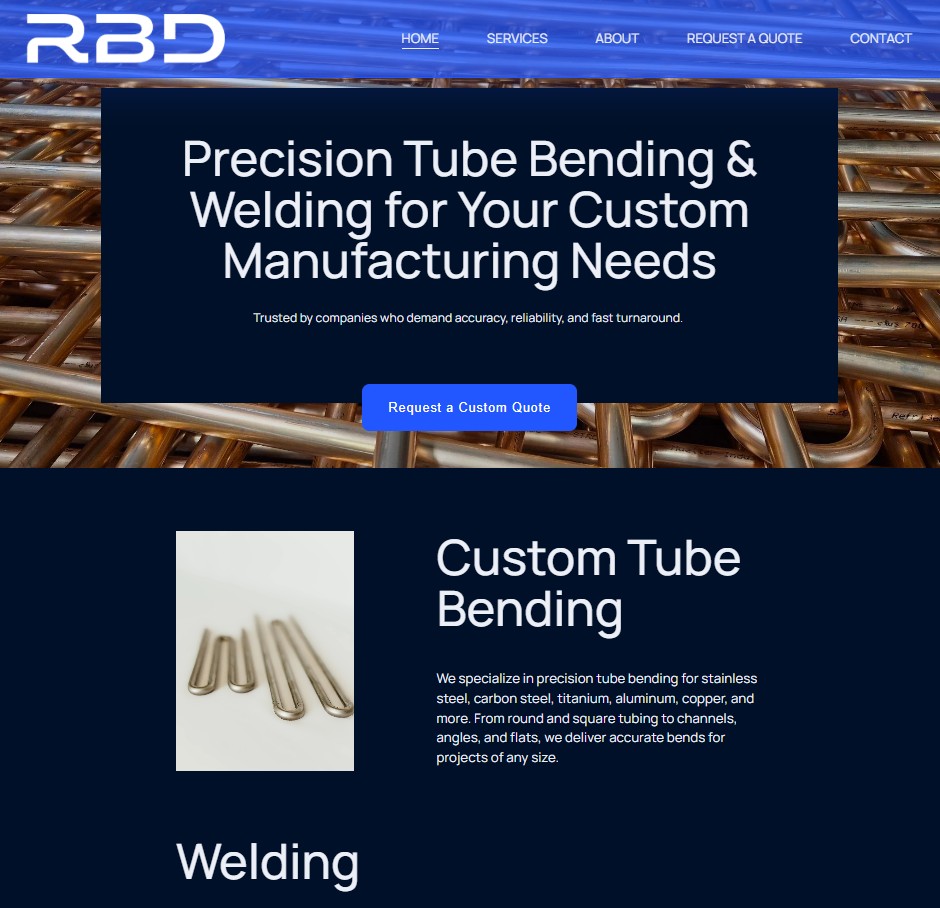Ross Bending Dynamics website preview