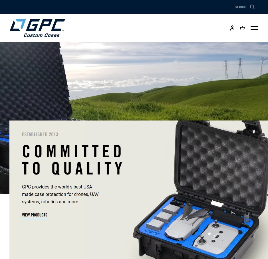 Go Professional Cases, Inc. (GPC) website preview