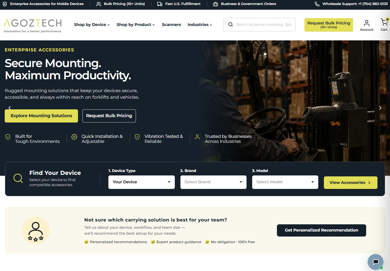 AgozTech LLC website preview