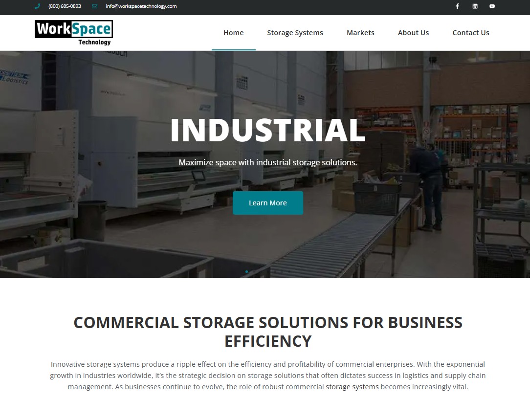 Workspace Technology website preview