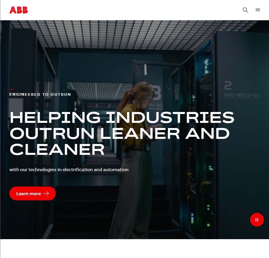 ABB U.S. website preview