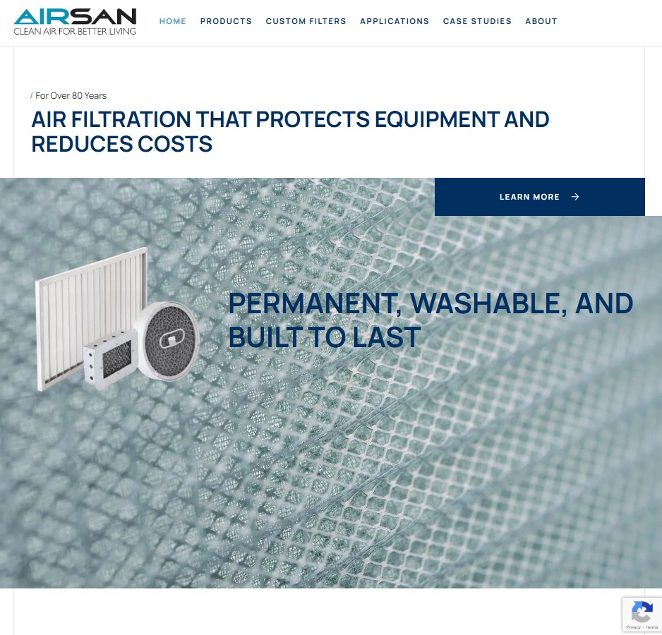 Airsan Corporation website preview