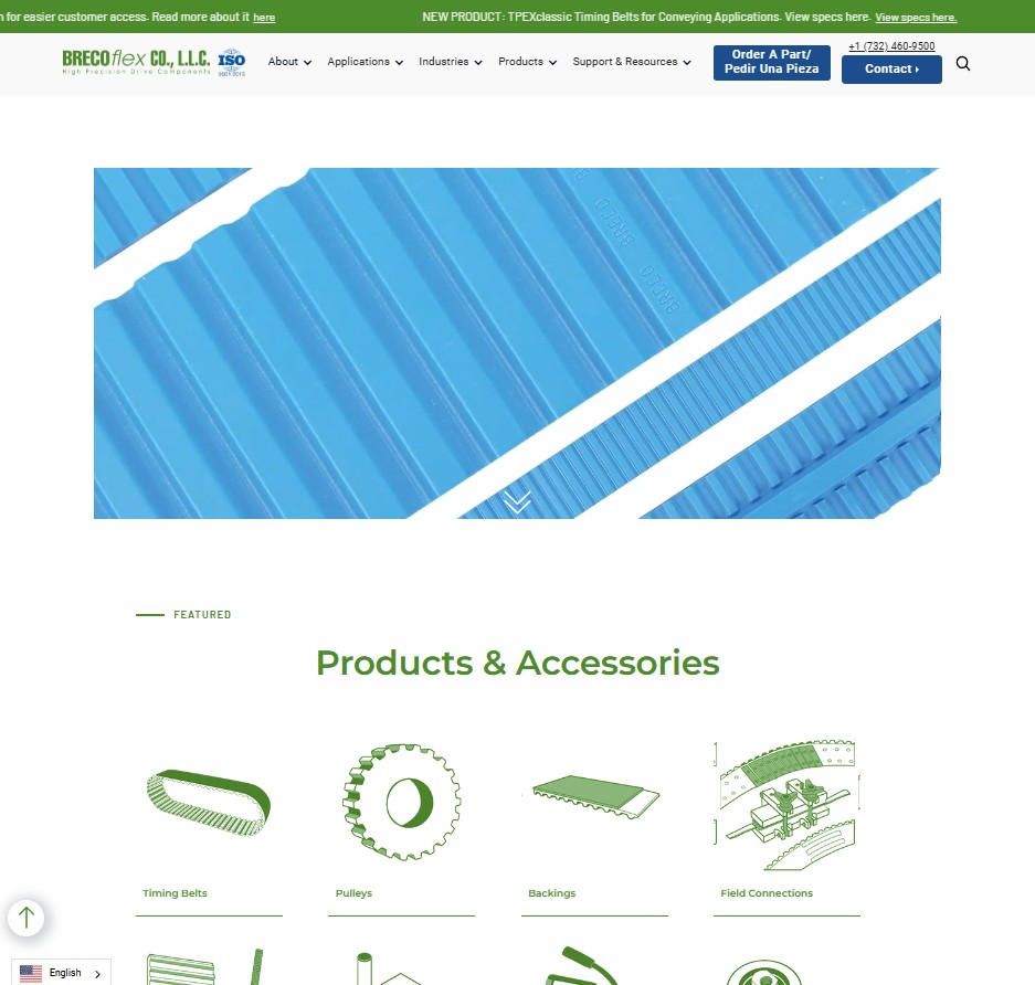 BRECOflex Co., LLC website preview