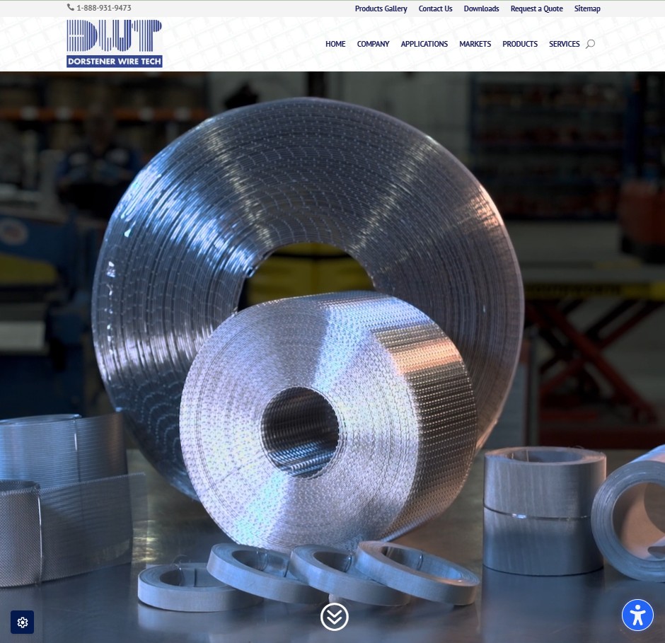 Dorstener Wire Tech website preview