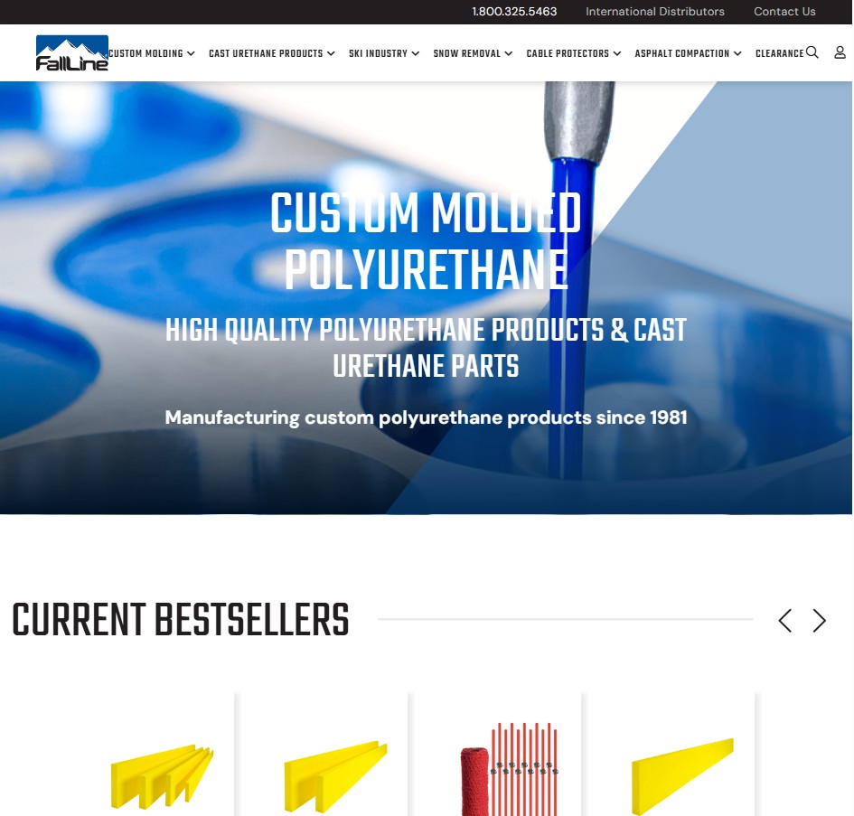 FallLine Corporation website preview