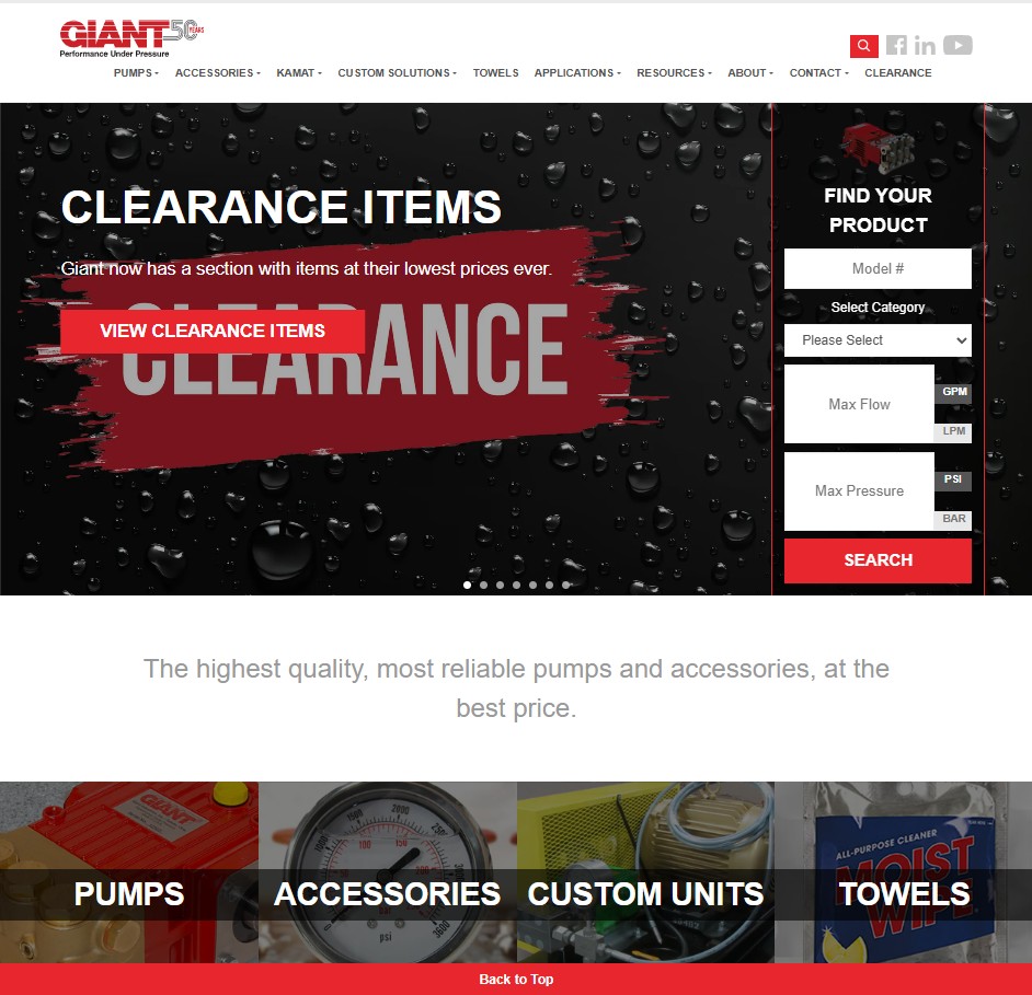 Giant Industries, Inc. website preview