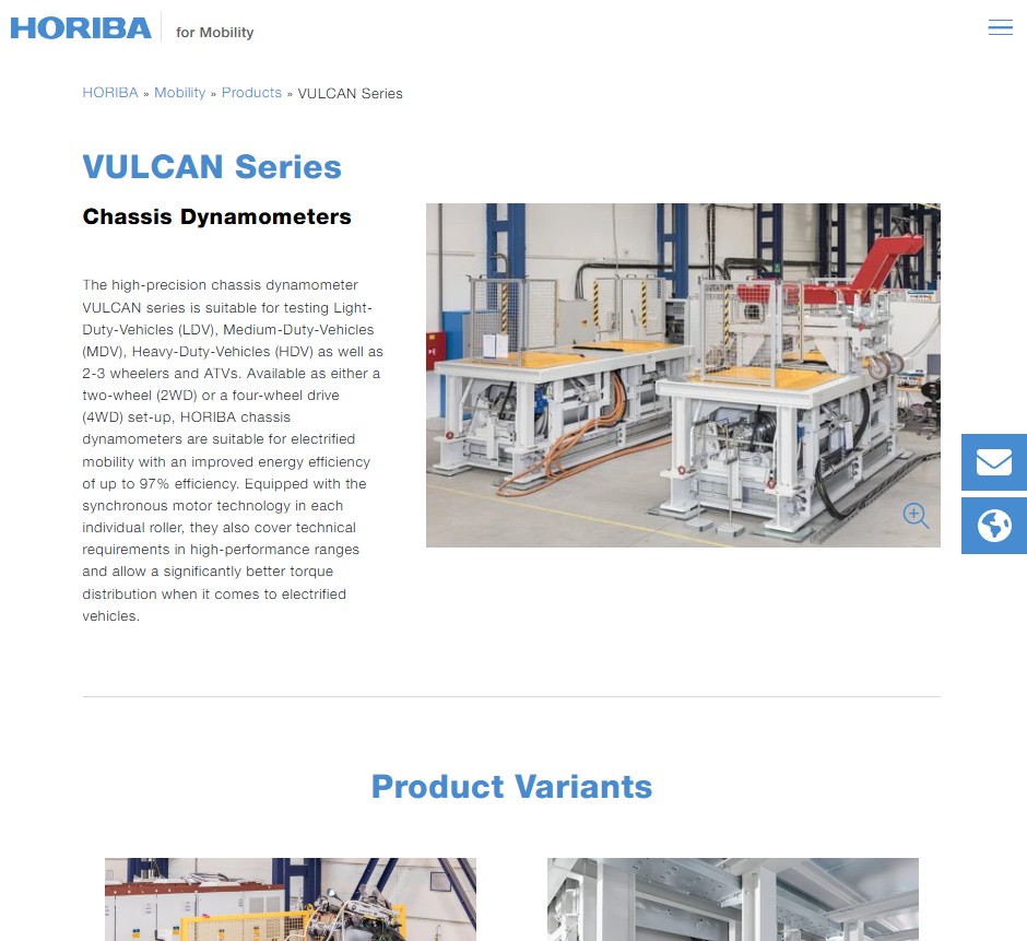 HORIBA Instruments Inc. website preview