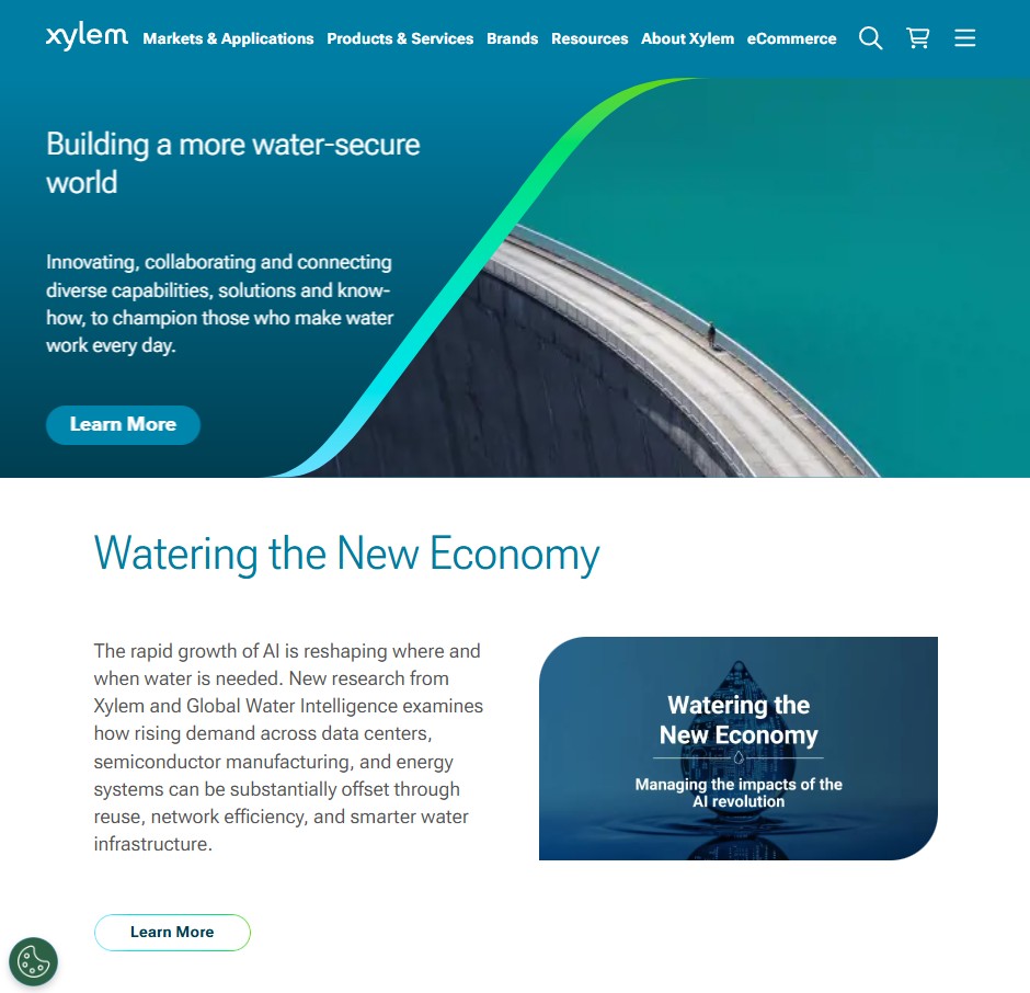 Xylem website preview