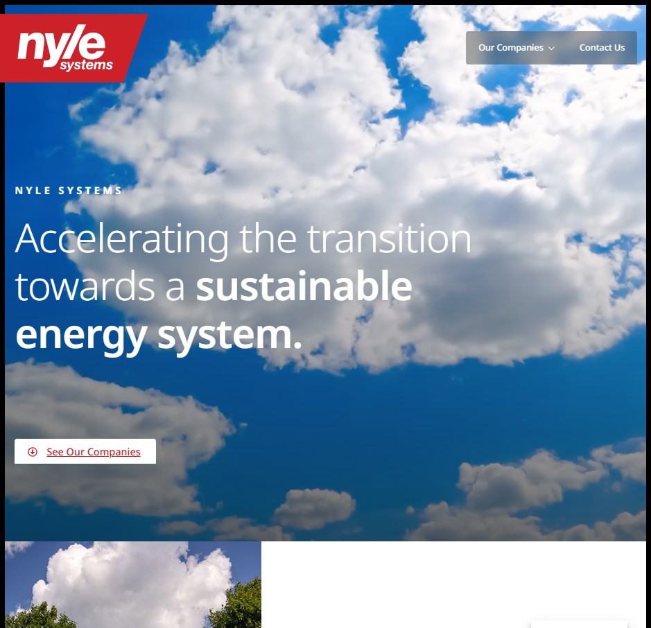 Nyle Systems, LLC website preview