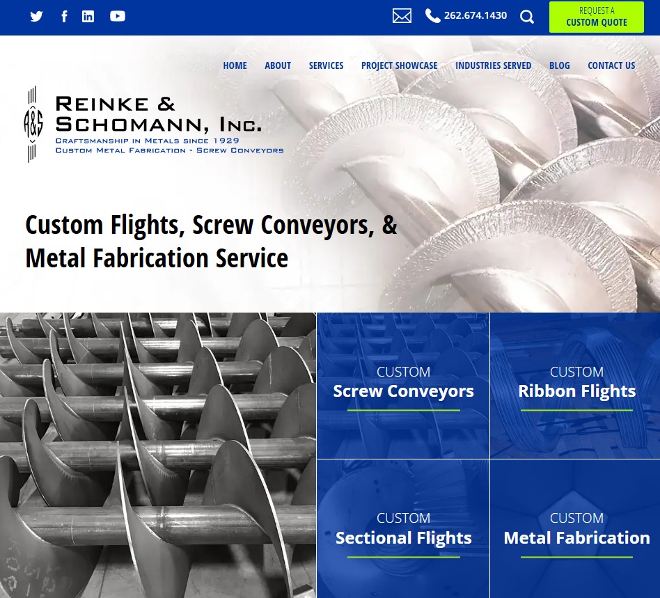 Reinke & Schomann, Inc. website preview