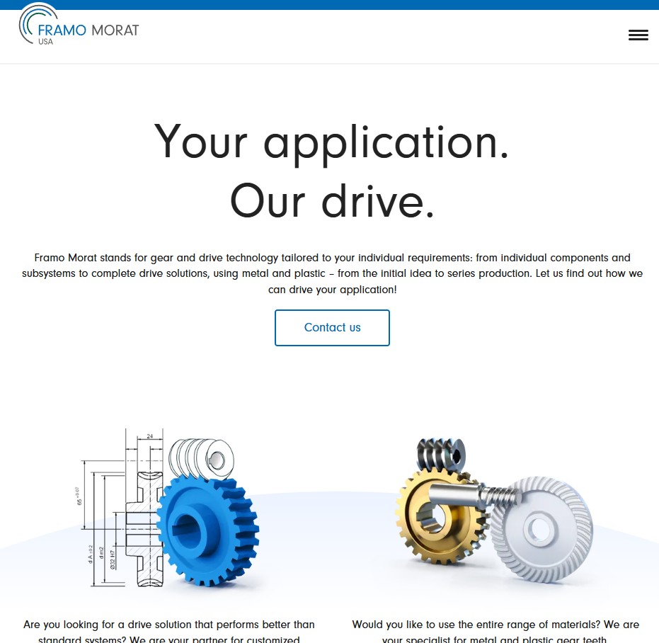 Framo Morat, Inc. website preview
