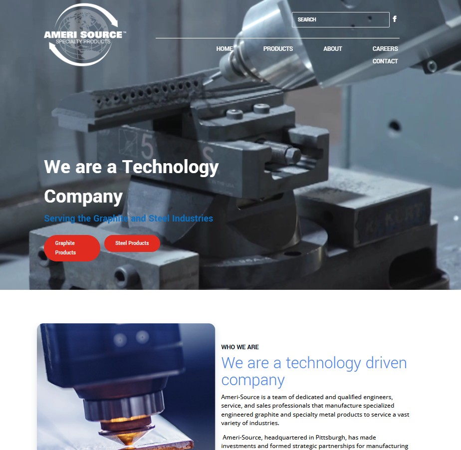 Ameri-Source Specialty Products website preview