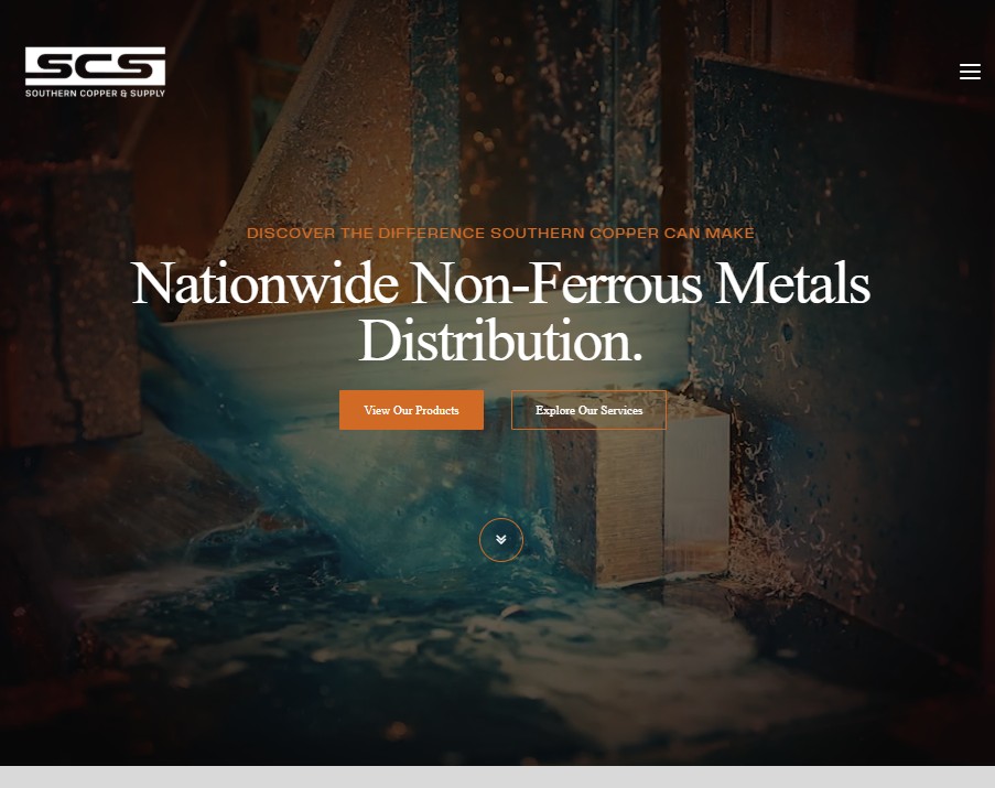Southern Copper & Supply Company, Inc. website preview