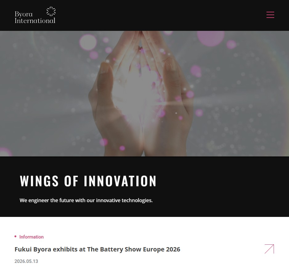 Fukui Byora Co., Ltd. website preview