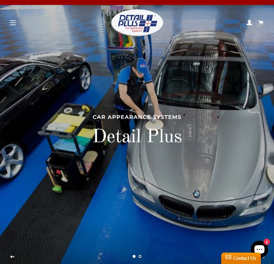 DETAIL PLUS Car Appearance Systems website preview