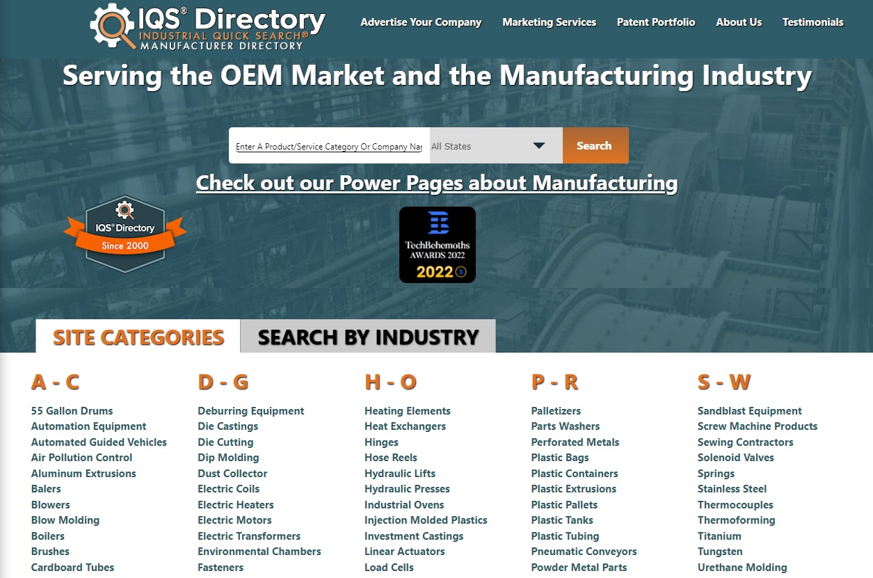 Mainline Metals Inc. website preview